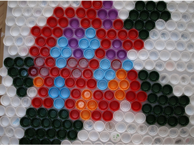 「はなのきのキャップアートです」