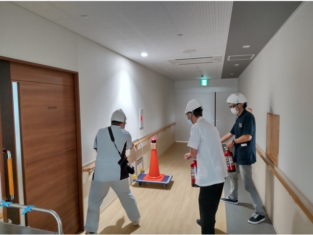 火元確認！初期消火開始！！