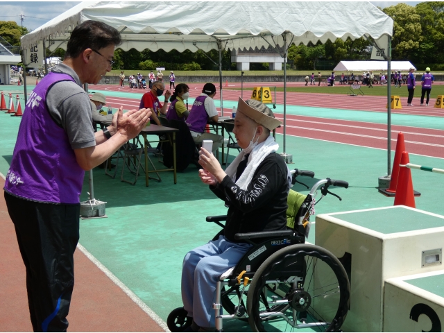 金メダルの表彰です