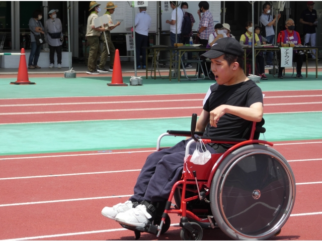 50メートル走　金メダルです