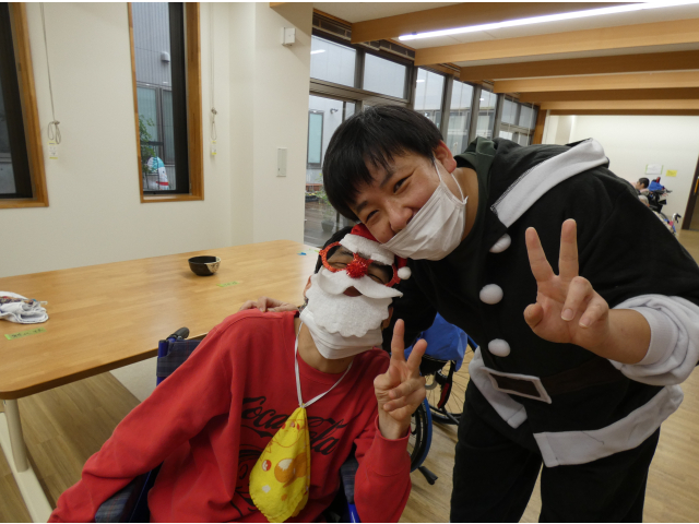 ブラック🎅と記念写真📸✨