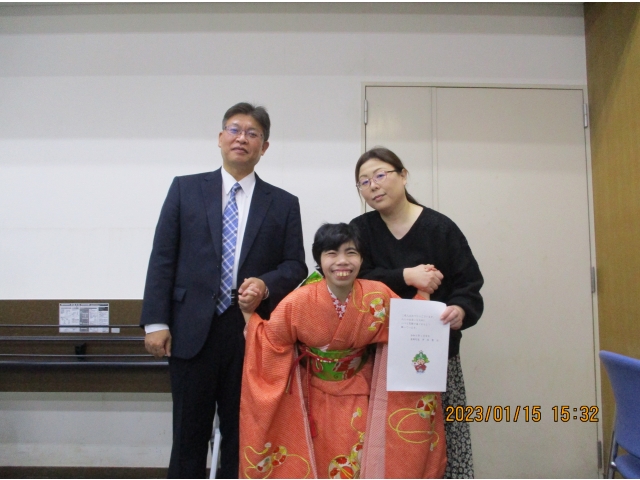 撮影前のオフショットです。