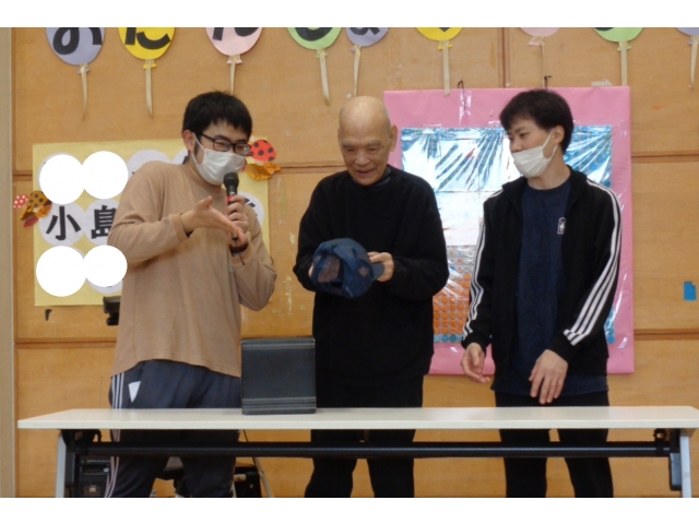 帽子が入っていました👒