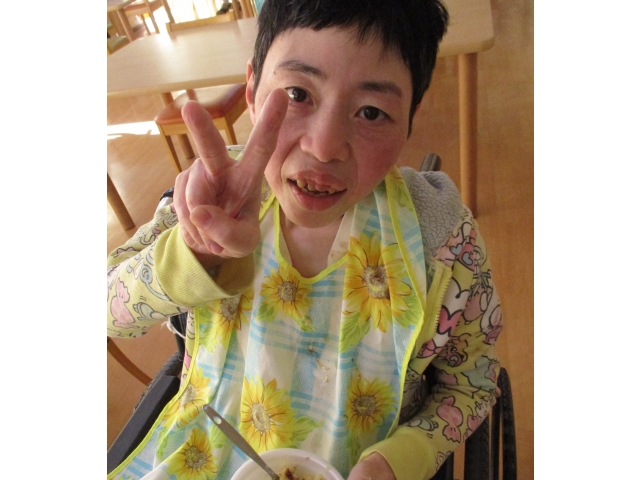 思わずピース✌