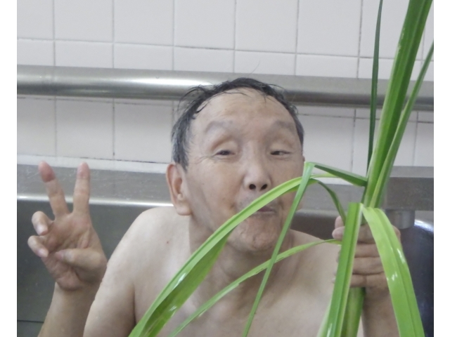 菖蒲湯、楽しんでいます！