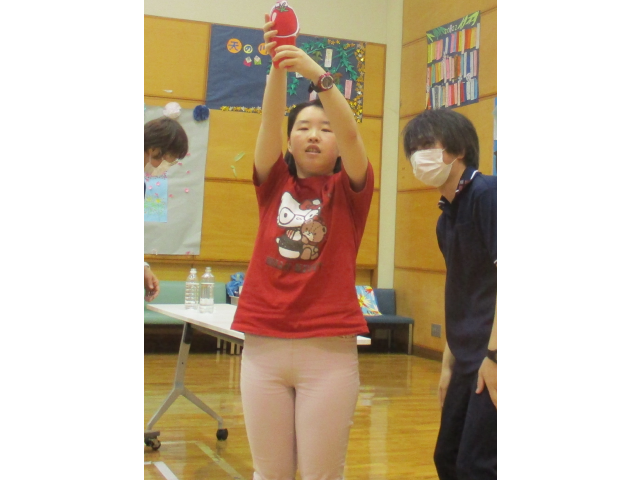 上手に振れました～