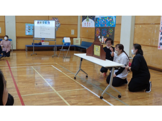 レクリエーションは紙芝居