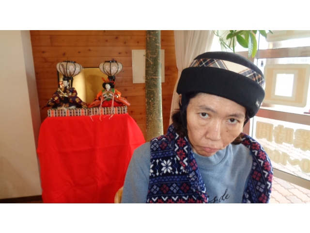 カメラ目線で決め顔