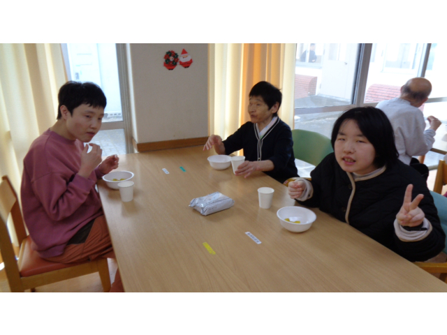 おいしい！と笑顔で完食されました