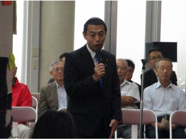 今枝衆議院議員あいさつ