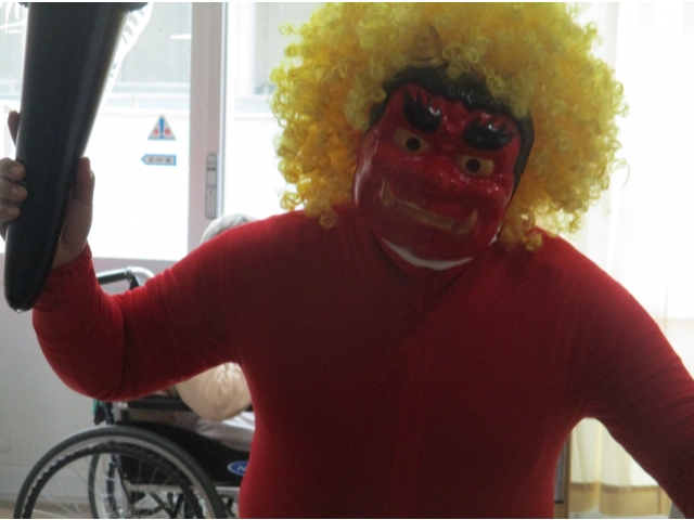 迫力のある鬼が