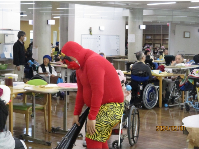 鬼はしょんぼり