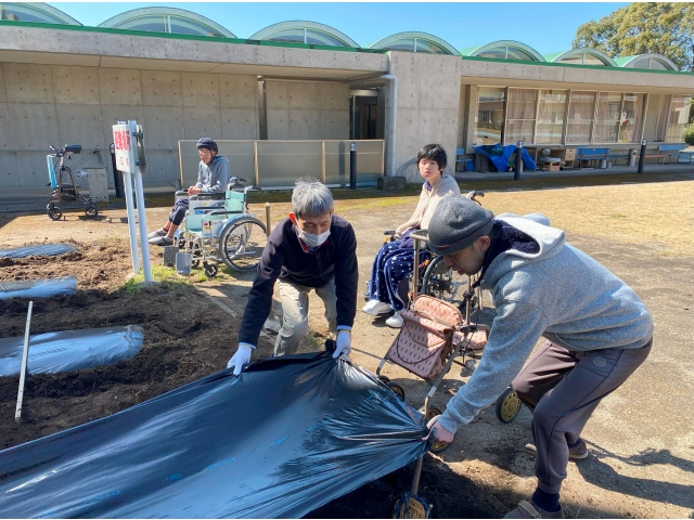 ご利用者様と一緒に