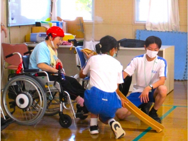 ランプ補助のお手伝い。