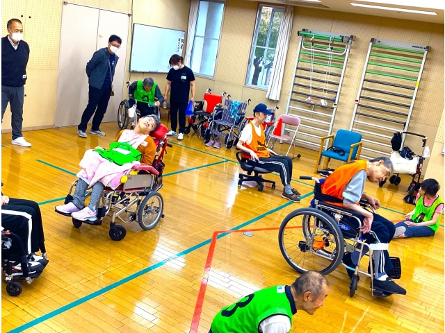 2試合目は混合チームで