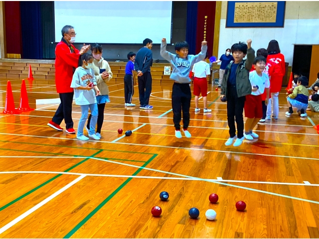 ボッチャ楽しい！