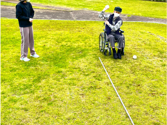 投げ方の練習中です