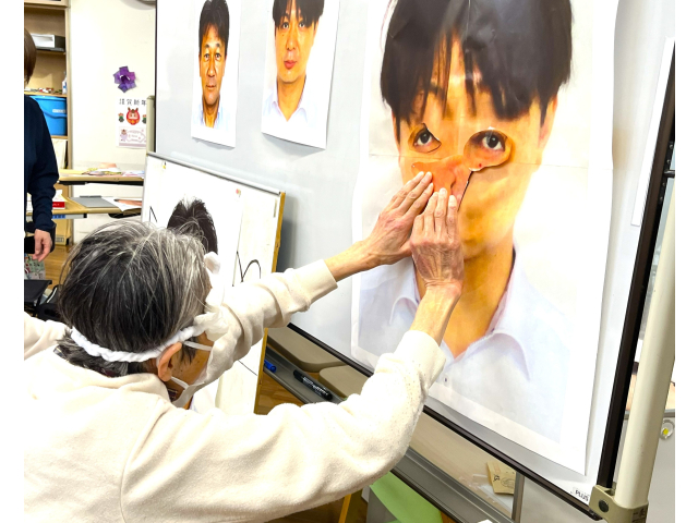 もうちょっと上でーす!!