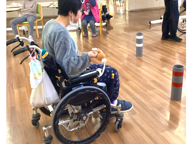 スイスイ～っと。