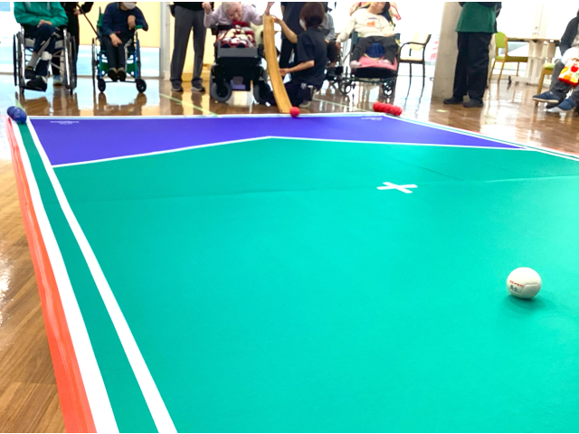 第1試合「さくら（南棟）」vs「たけの子パン（北棟）」