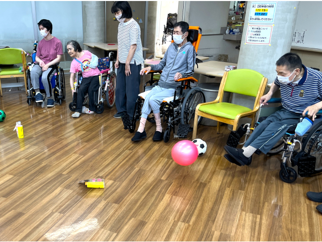 豪快なシュート!