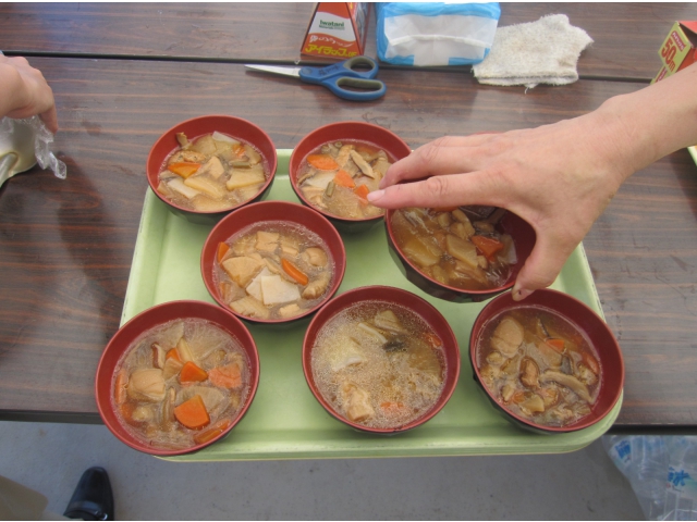 けんちん汁もできあがりました。