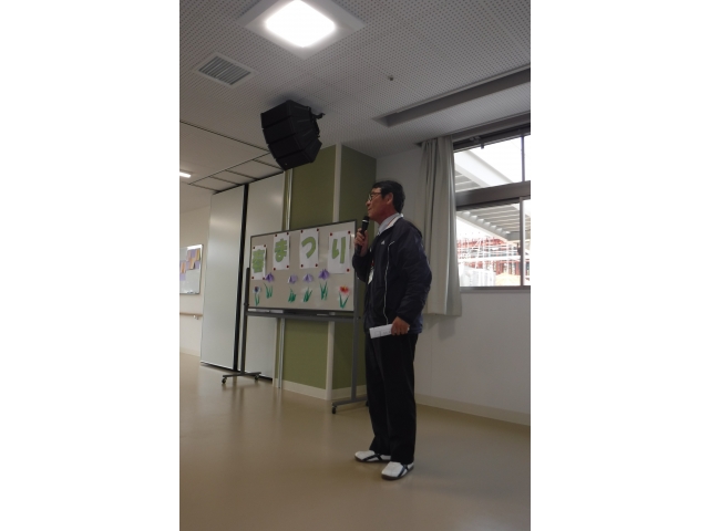 寮長のあいさつです