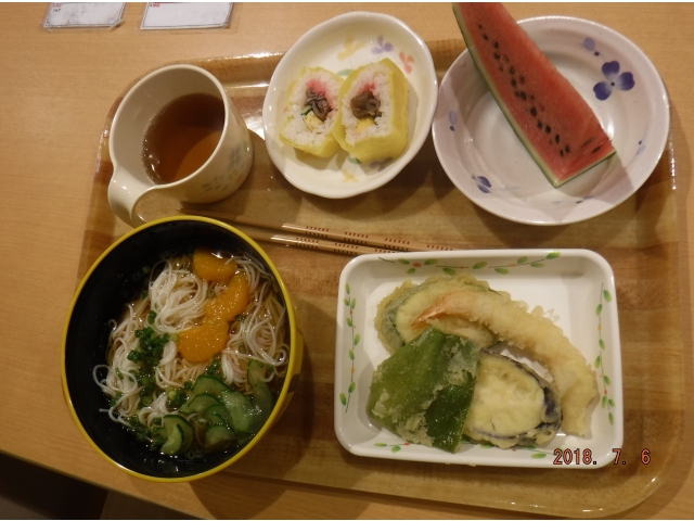 七夕の行事食です。