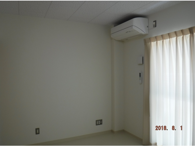 自活訓練棟居室内。１ＤＫです。