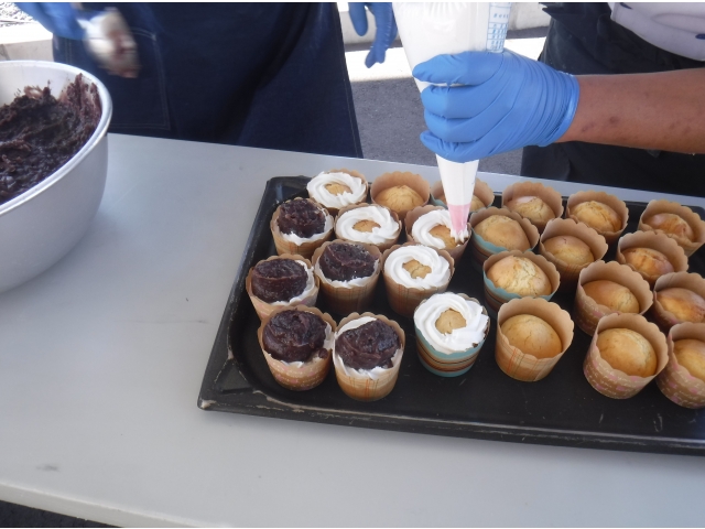 このカップケーキ大変好評でした