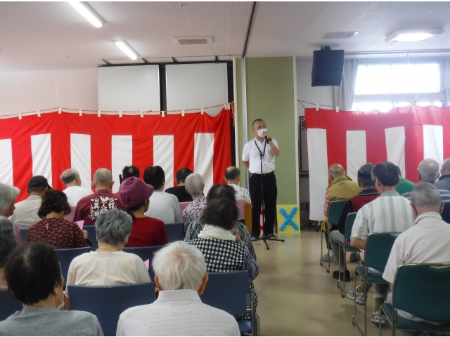 開会のあいさつ