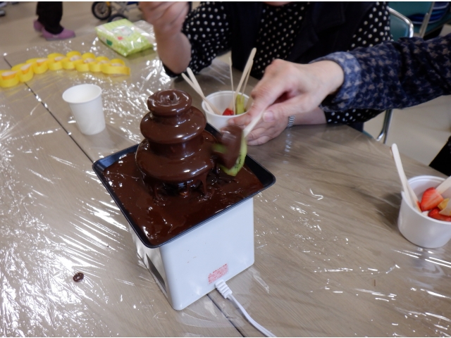 みなさんたっぷり付けています♪