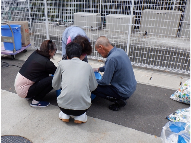 美化クラブの様子