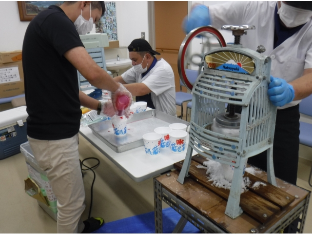 おいしいかき氷作るぞ～