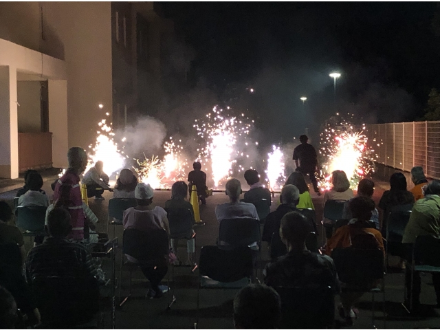綺麗な花火ショー