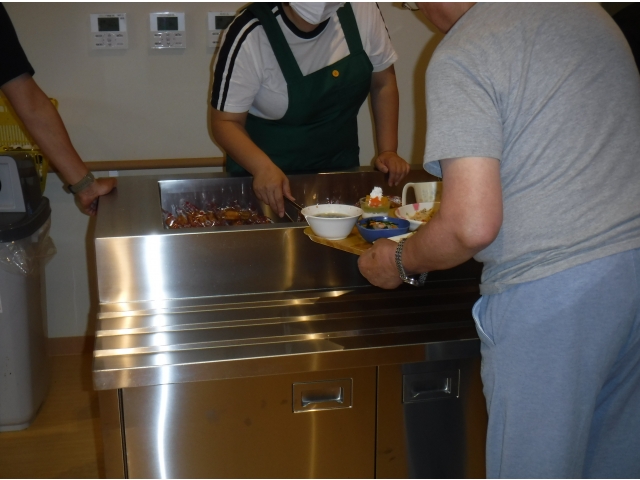 目の前で選んでいただきました