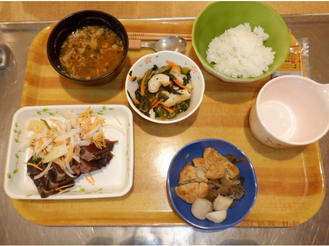 この日の昼食です