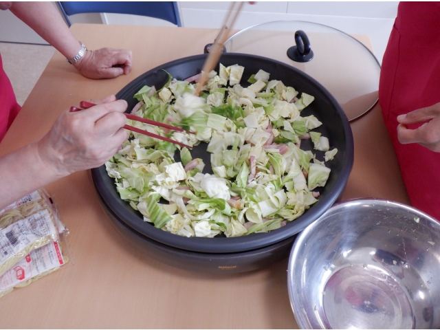 焼そばをこれから料理