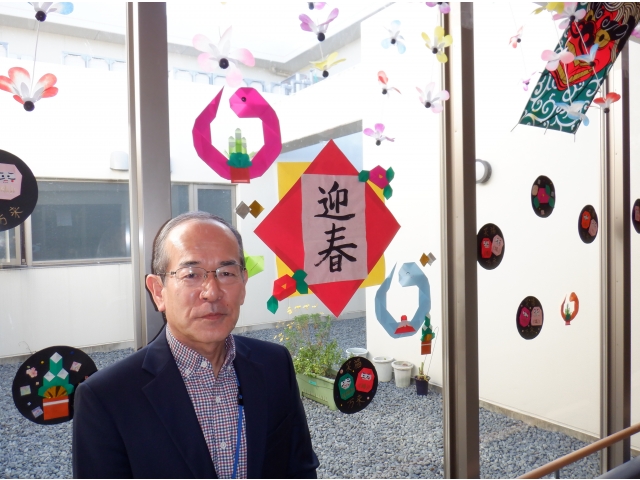 愛厚新生寮　稲垣寮長