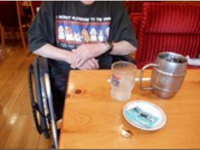 たっぷりアイスコーヒーを飲んだよ😍