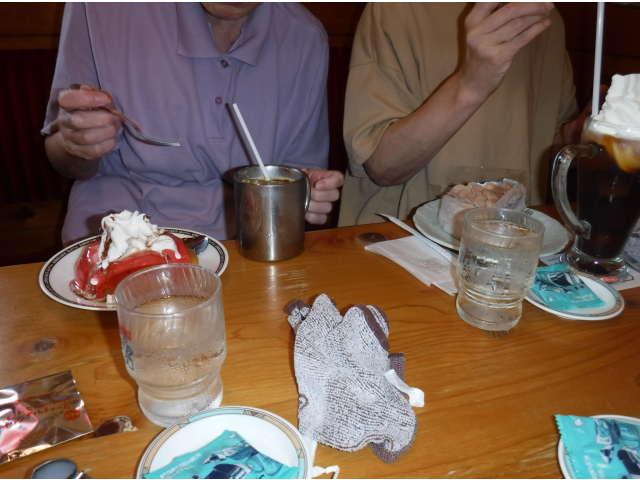 ②　美味しそう。写真撮影なんて待てない。