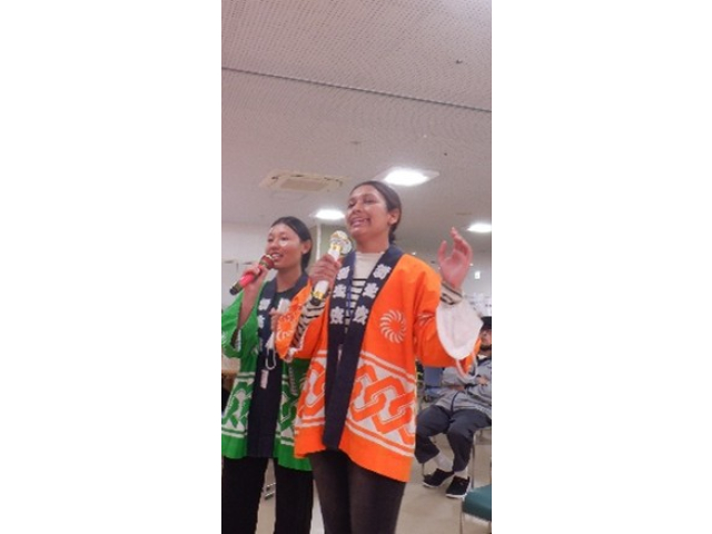 まつりの締めはみんなで合唱