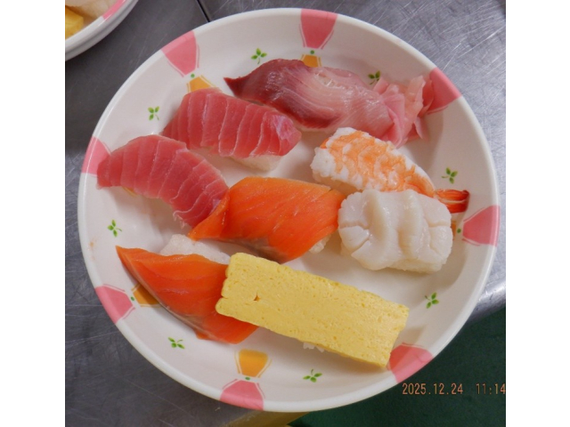 米飯・普通食の握り寿司