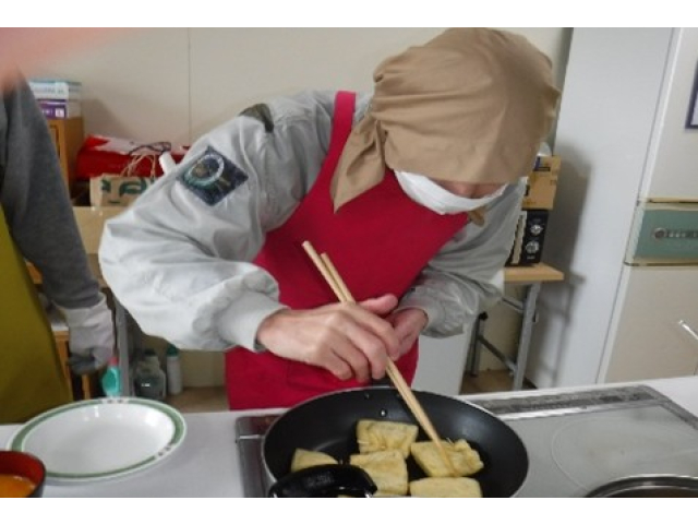 キツネ色に焼けてきたかな？