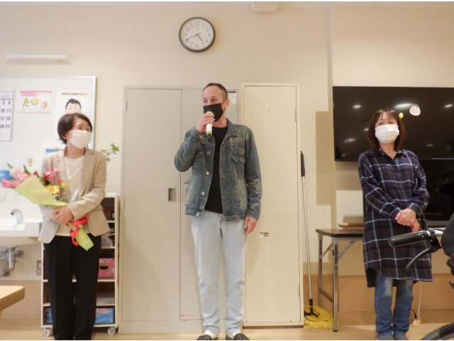 送別会に参加された方々からひと言ずついただきました。