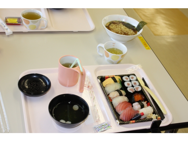 大人気のお寿司