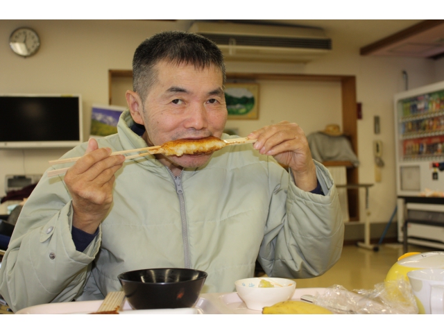 豪快に頂きます！