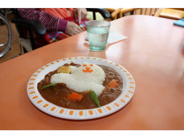 可愛いカレーライスですね！