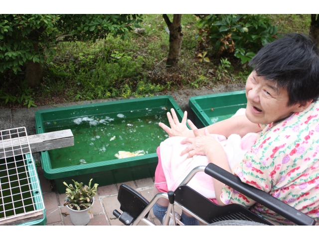 無事に孵化して「ホッ！」