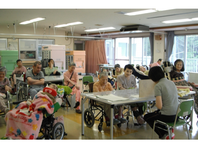 たくさんの利用者さんが参加出来ました。